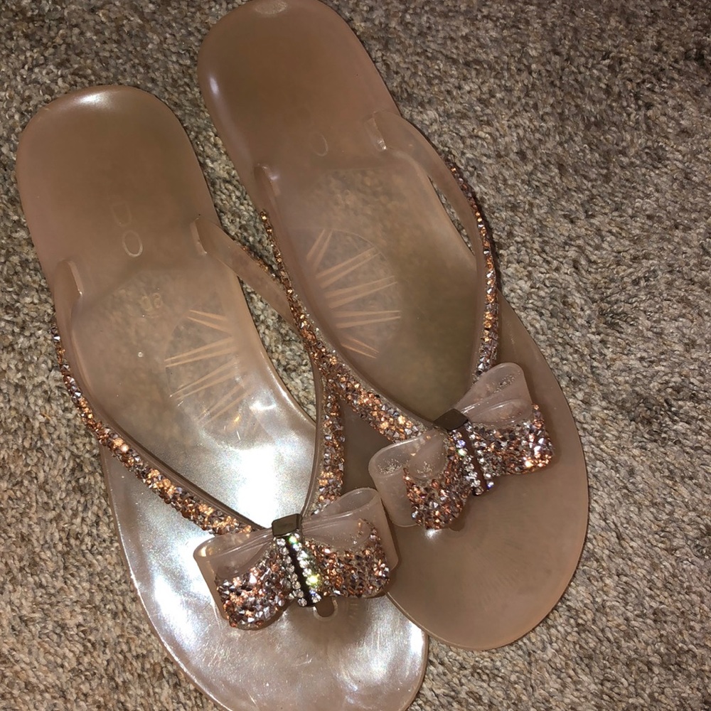 Aldo Sparkly Sandals Size 8.5!